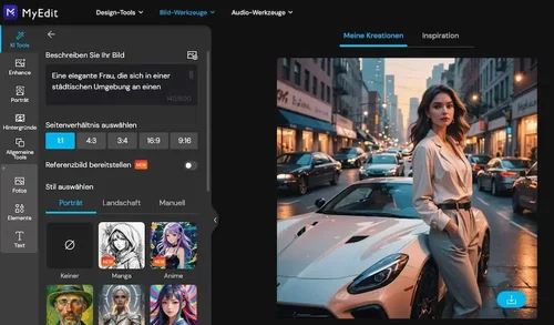 MyEdit - Die beste Bildgenerator-Alternative zu Grok